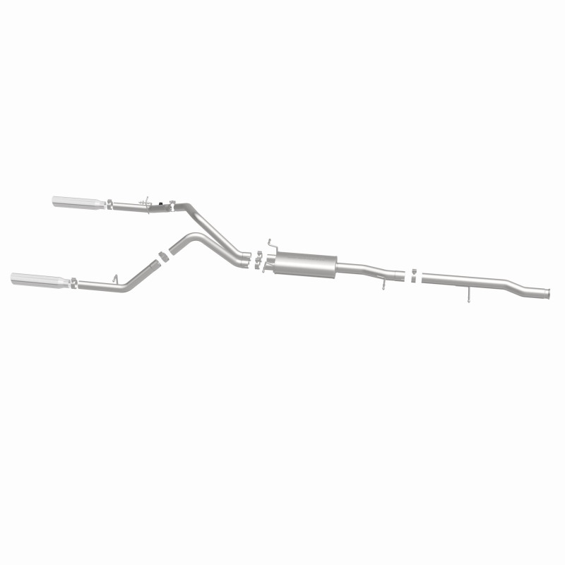 Chevrolet Silverado Performance Exhaust - Rear - Magnaflow - Street Series Cat Back - Polished - `10-`27