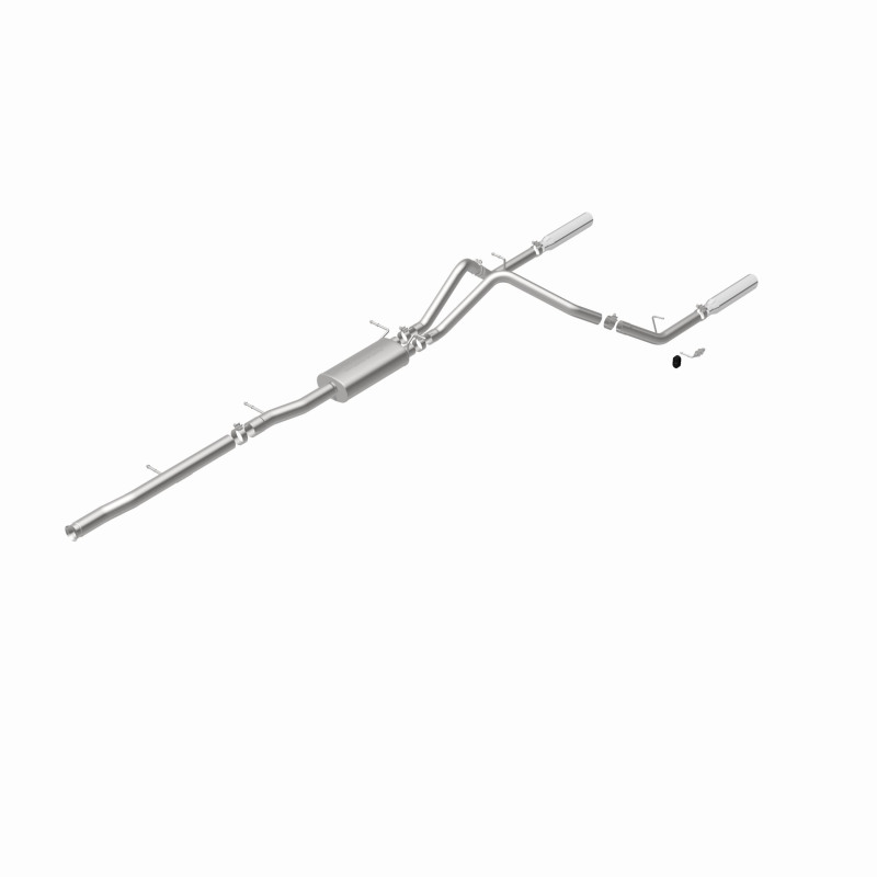 Chevrolet Silverado Performance Exhaust - Rear - Magnaflow - Street Series Cat Back - Polished - `10-`27