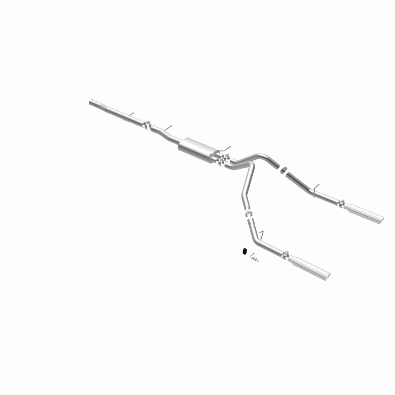 Chevrolet Silverado Performance Exhaust - Rear - Magnaflow - Street Series Cat Back - Polished - `10-`27