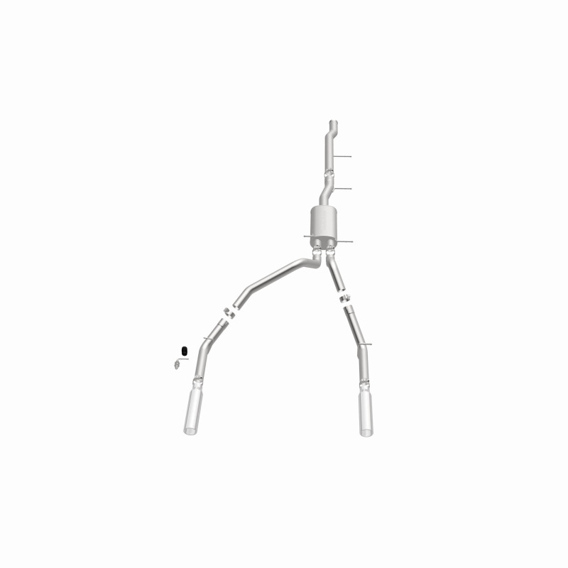 Chevrolet Silverado Performance Exhaust - Rear - Magnaflow - Street Series Cat Back - Polished - `10-`27