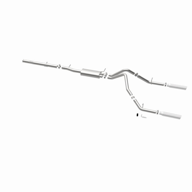 Chevrolet Silverado Performance Exhaust - Rear - Magnaflow - Street Series Cat Back - Polished - `10-`27