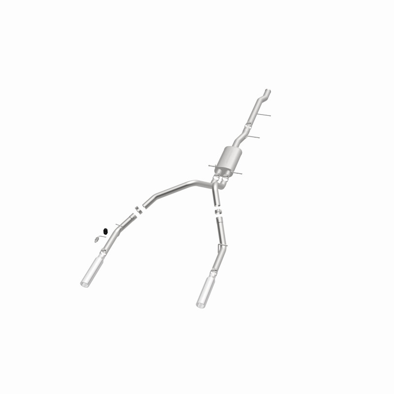 Chevrolet Silverado Performance Exhaust - Rear - Magnaflow - Street Series Cat Back - Polished - `10-`27