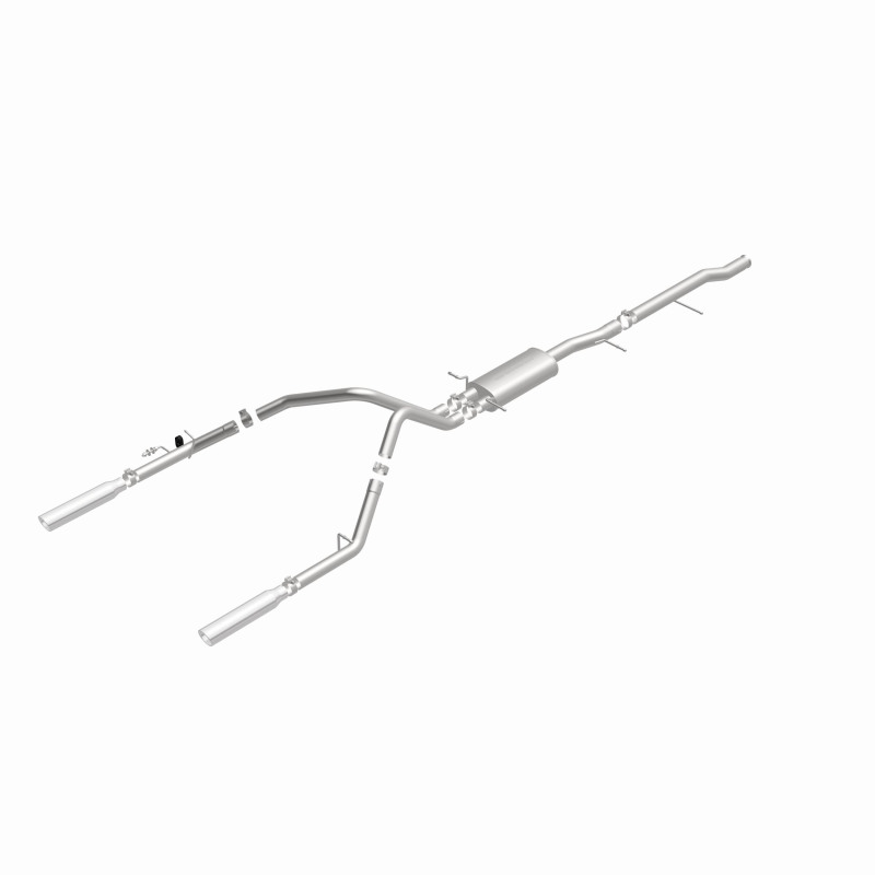 Chevrolet Silverado Performance Exhaust - Rear - Magnaflow - Street Series Cat Back - Polished - `10-`27