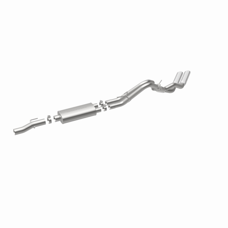 Ford F-150 Raptor Performance Exhaust - Dual Same Side Behind Passenger Rear Tire - Magnaflow - Street Series Cat-Back - `10-`14