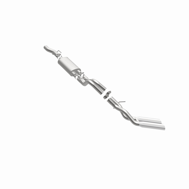 Ford F-150 Raptor Performance Exhaust - Dual Same Side Behind Passenger Rear Tire - Magnaflow - Street Series Cat-Back - `10-`14