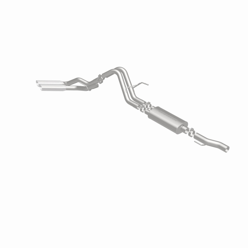 Ford F-150 Raptor Performance Exhaust - Dual Same Side Behind Passenger Rear Tire - Magnaflow - Street Series Cat-Back - `10-`14