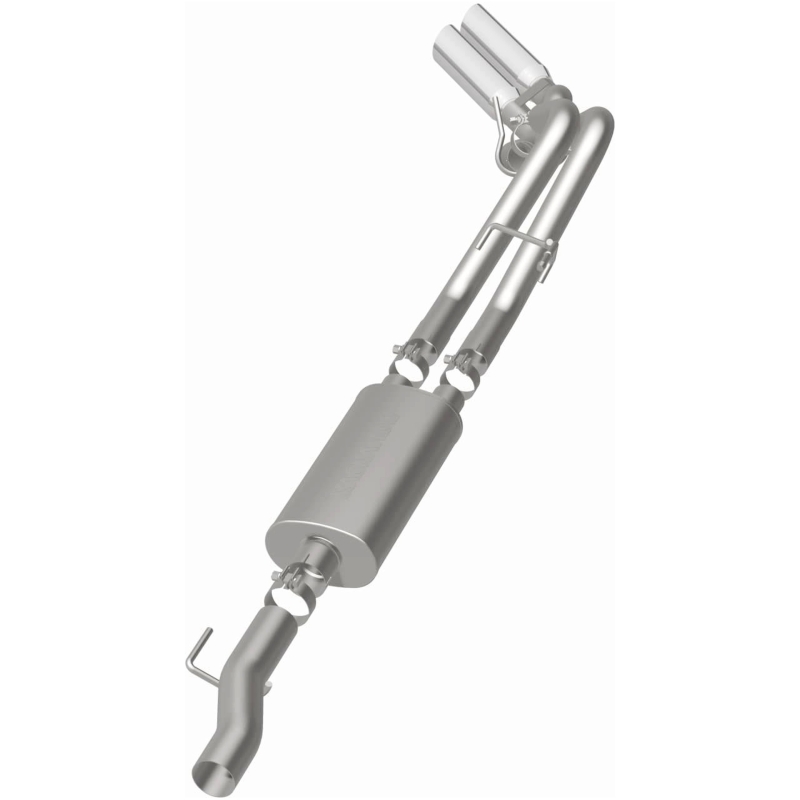 Ford F-150 Raptor Performance Exhaust - Dual Same Side Behind Passenger Rear Tire - Magnaflow - Street Series Cat-Back - `10-`14