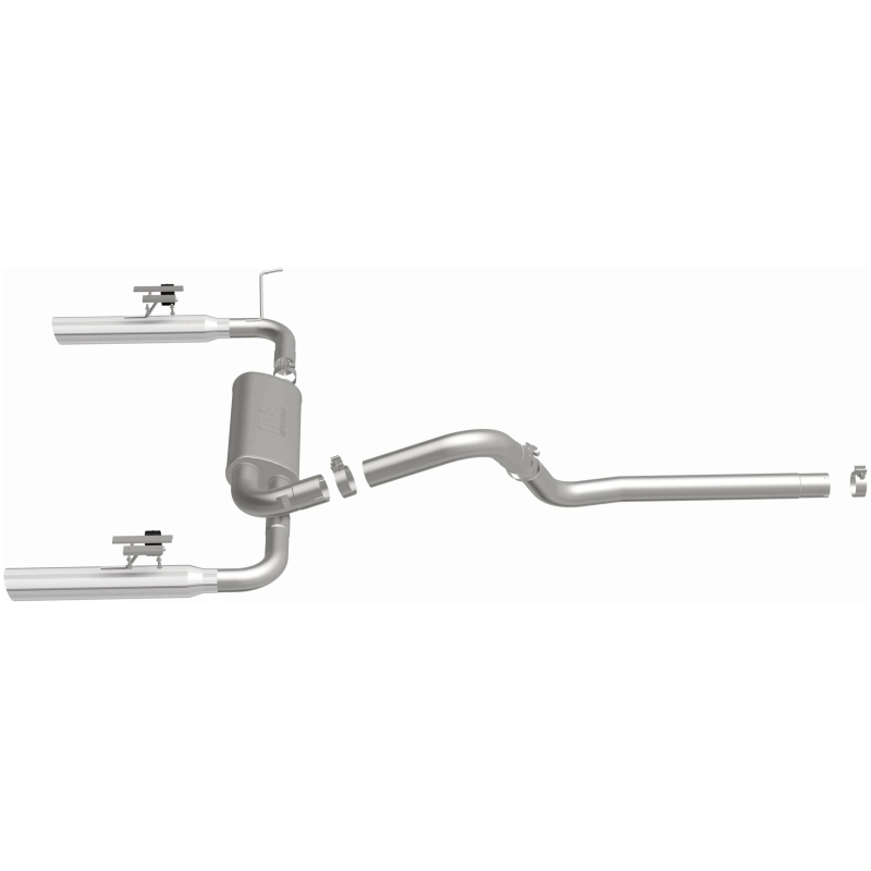 Chevrolet Camaro Performance Exhaust - Dual Rear Exit - Magnaflow - Street Series Cat-Back - Stainless Steel - `98-`02