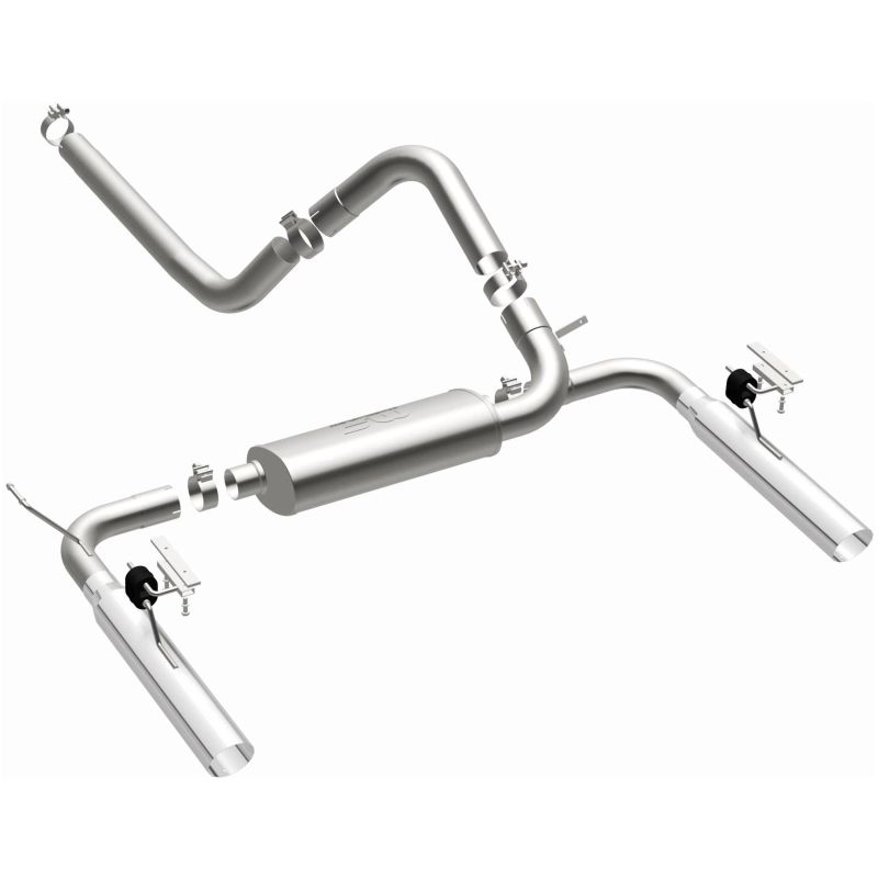 Chevrolet Camaro Performance Exhaust - Dual Rear Exit - Magnaflow - Street Series Cat-Back - Stainless Steel - `98-`02