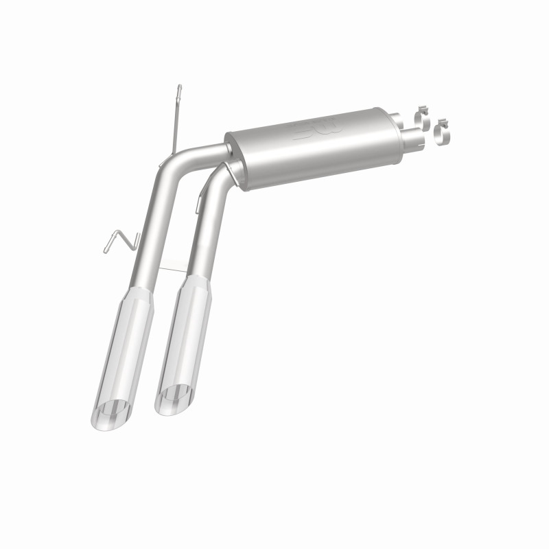 Ford F-150 Performance Exhaust - Rear - Magnaflow - Cat Back, Street Series, Dual Same Side Exit - Polished - `99-`03