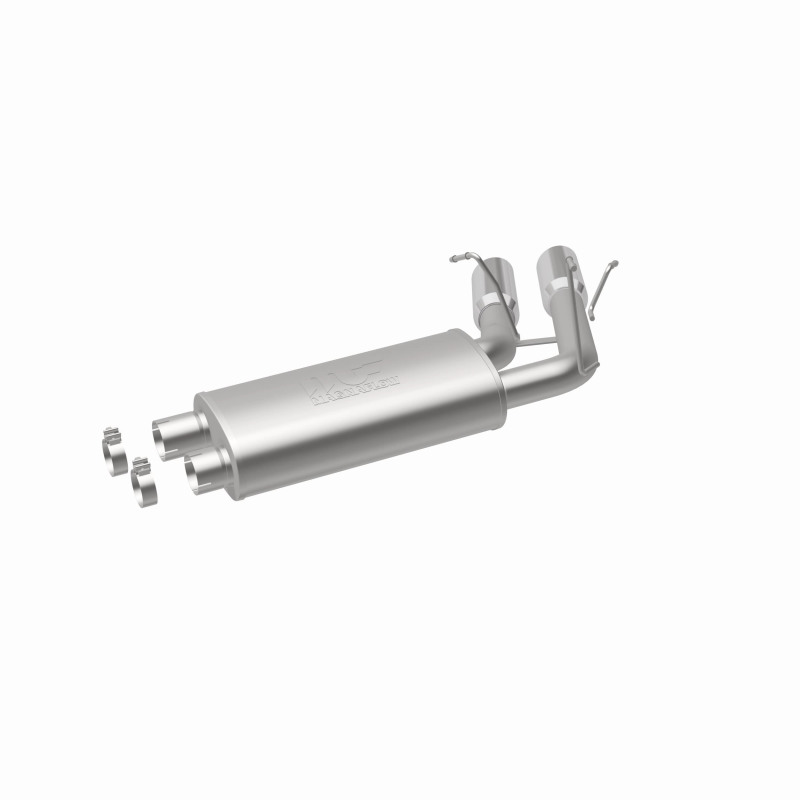 Ford F-150 Performance Exhaust - Rear - Magnaflow - Cat Back, Street Series, Dual Same Side Exit - Polished - `99-`03