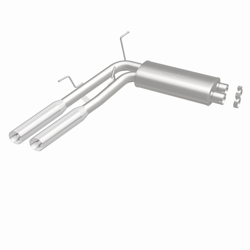 Ford F-150 Performance Exhaust - Rear - Magnaflow - Cat Back, Street Series, Dual Same Side Exit - Polished - `99-`03