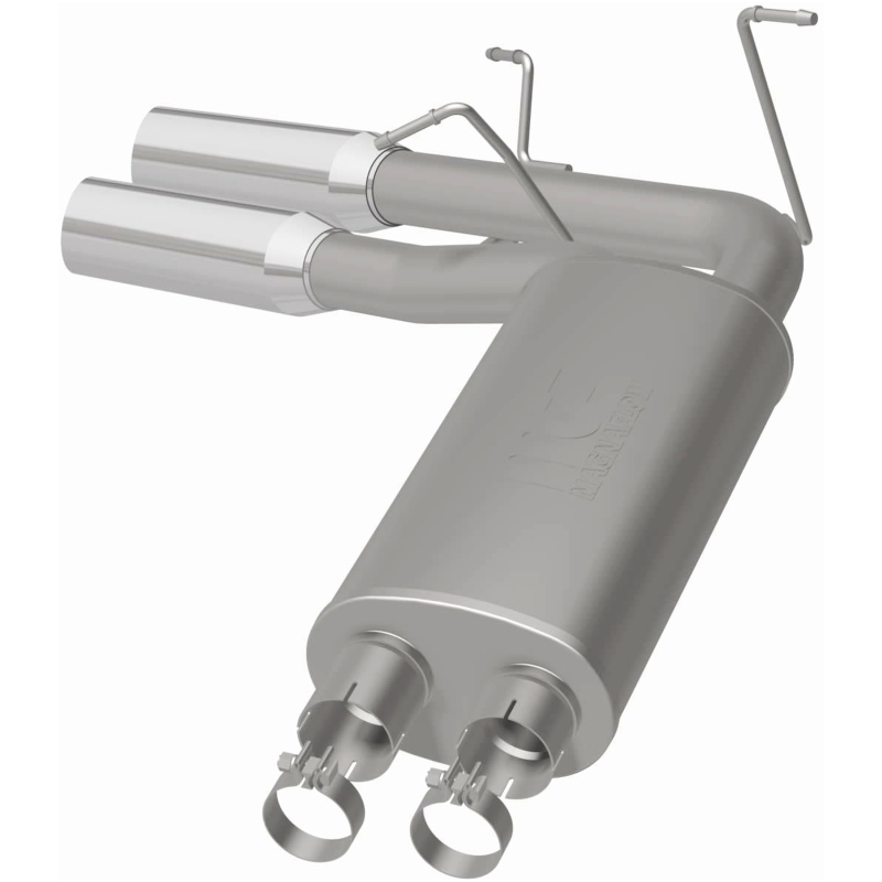 Ford F-150 Performance Exhaust - Rear - Magnaflow - Cat Back, Street Series, Dual Same Side Exit - Polished - `99-`03