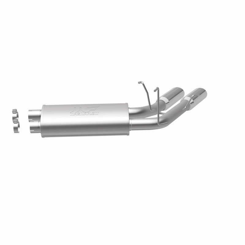 Ford F-150 Performance Exhaust - Rear - Magnaflow - Cat Back, Street Series, Dual Same Side Exit - Polished - `99-`03