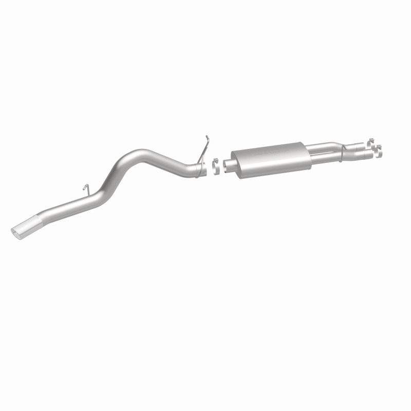 GMC 2500HD Performance Exhaust - Single Passenger Side Rear Exit - Magnaflow - Street Series Cat-Back - Polished - `00-`02