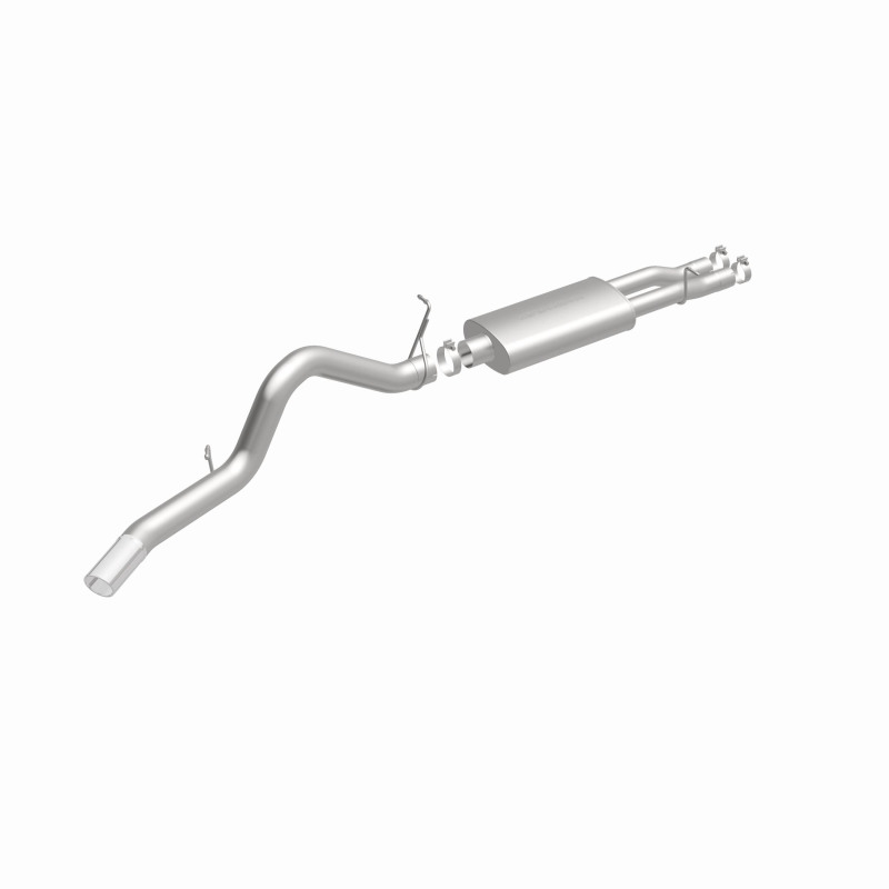 GMC 2500HD Performance Exhaust - Single Passenger Side Rear Exit - Magnaflow - Street Series Cat-Back - Polished - `00-`02