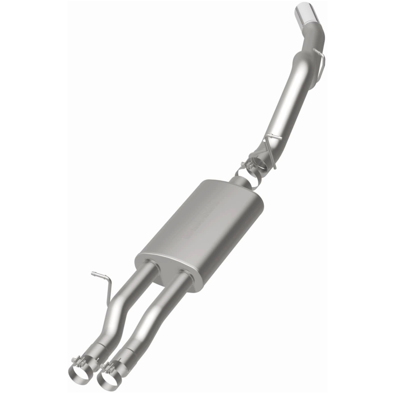GMC 2500HD Performance Exhaust - Single Passenger Side Rear Exit - Magnaflow - Street Series Cat-Back - Polished - `00-`02