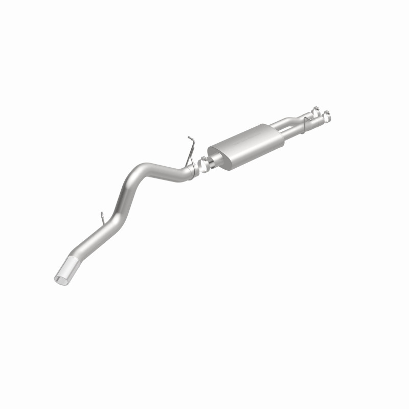 GMC 2500HD Performance Exhaust - Single Passenger Side Rear Exit - Magnaflow - Street Series Cat-Back - Polished - `00-`02