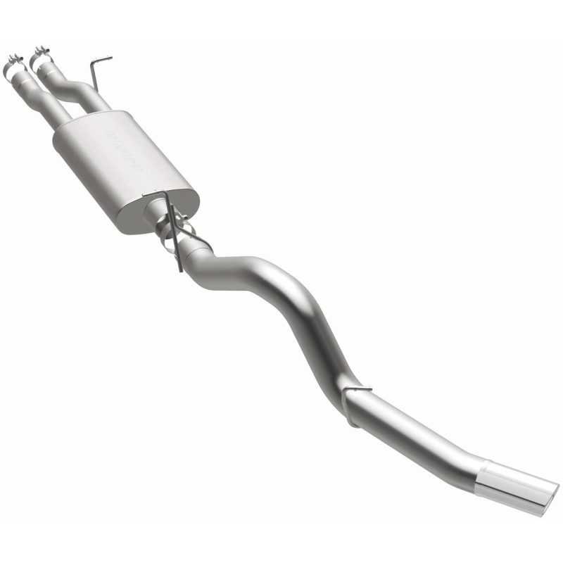 GMC 2500HD Performance Exhaust - Single Passenger Side Rear Exit - Magnaflow - Street Series Cat-Back - Polished - `00-`02