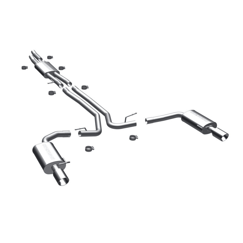 Ford Taurus Performance Exhaust - Rear - Magnaflow - Street Series Cat-Back with Dual Split Rear Exit - `10-`14