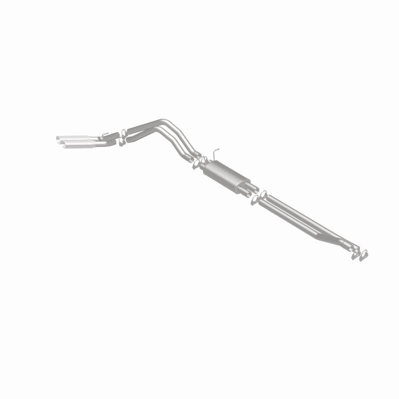 Ford F-150 Performance Exhaust - Dual Same Side Behind Passenger Rear Tire - Magnaflow - Street Series Cat-Back - Polished - `02-`03