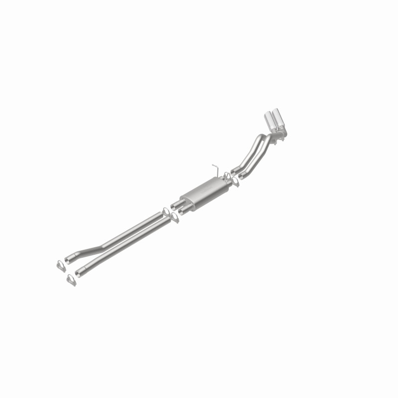 Ford F-150 Performance Exhaust - Dual Same Side Behind Passenger Rear Tire - Magnaflow - Street Series Cat-Back - Polished - `02-`03