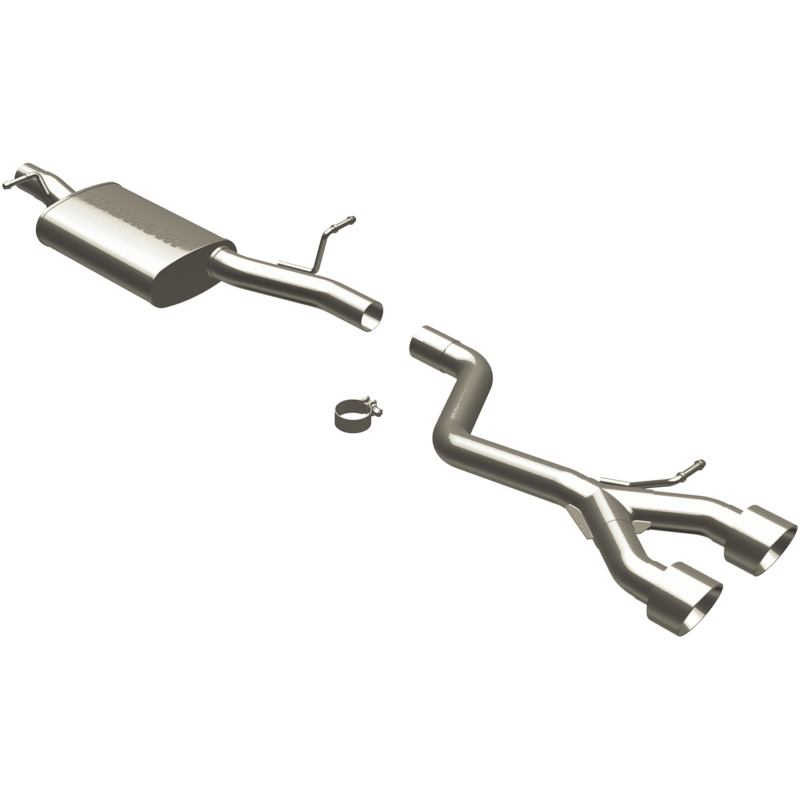 Volkswagen R32 Performance Exhaust - Rear - Magnaflow - Sport Series Cat-Back - Polished - 2008