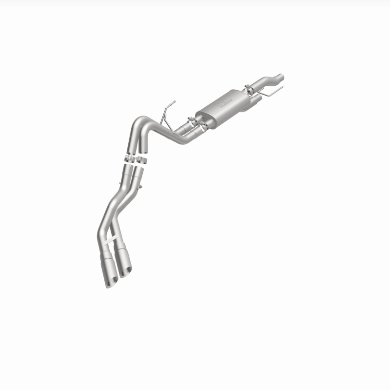 Ford F-150 Performance Exhaust - Dual Same Side Behind Passenger Rear Tire - Magnaflow - Street Series Cat Back - 2009