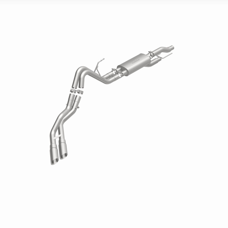 Ford F-150 Performance Exhaust - Dual Same Side Behind Passenger Rear Tire - Magnaflow - Street Series Cat Back - 2009