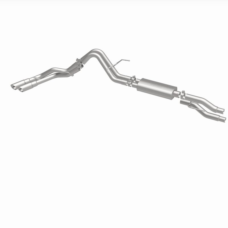 Ford F-150 Performance Exhaust - Dual Same Side Behind Passenger Rear Tire - Magnaflow - Street Series Cat Back - 2009
