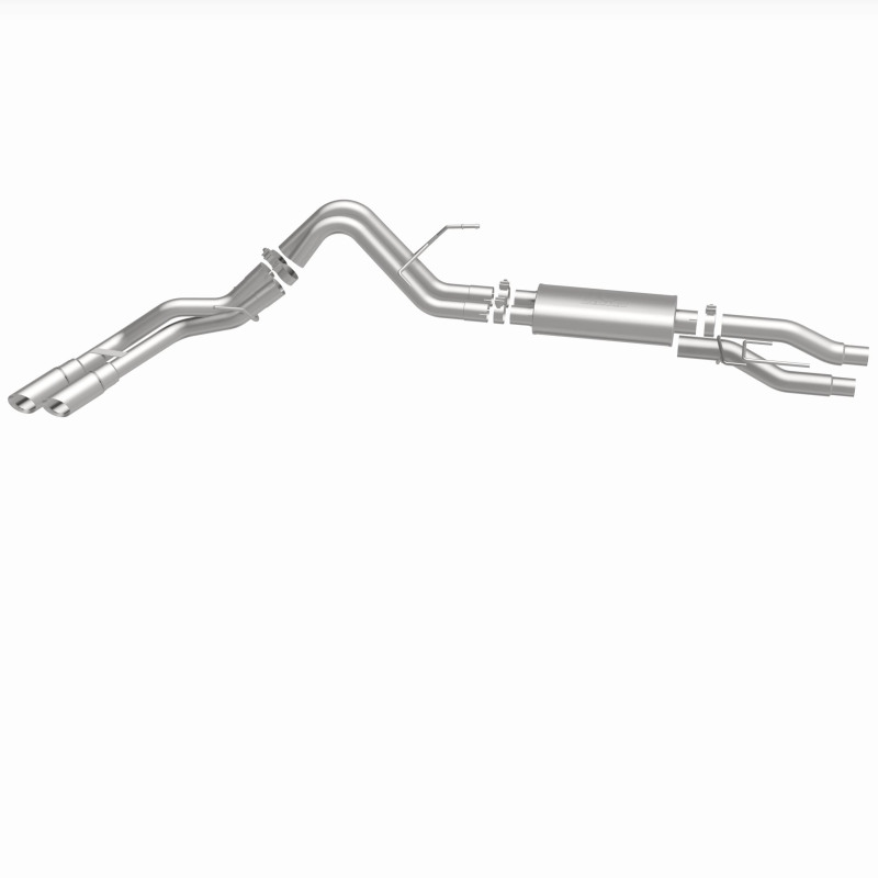 Ford F-150 Performance Exhaust - Dual Same Side Behind Passenger Rear Tire - Magnaflow - Street Series Cat Back - 2009