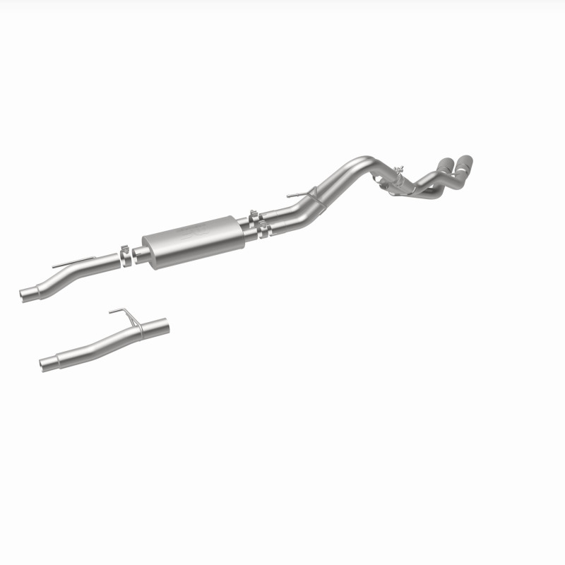 Ford F-150 Performance Exhaust - Dual Same Side Behind Passenger Rear Tire - Magnaflow - Street Series Cat Back - 2009