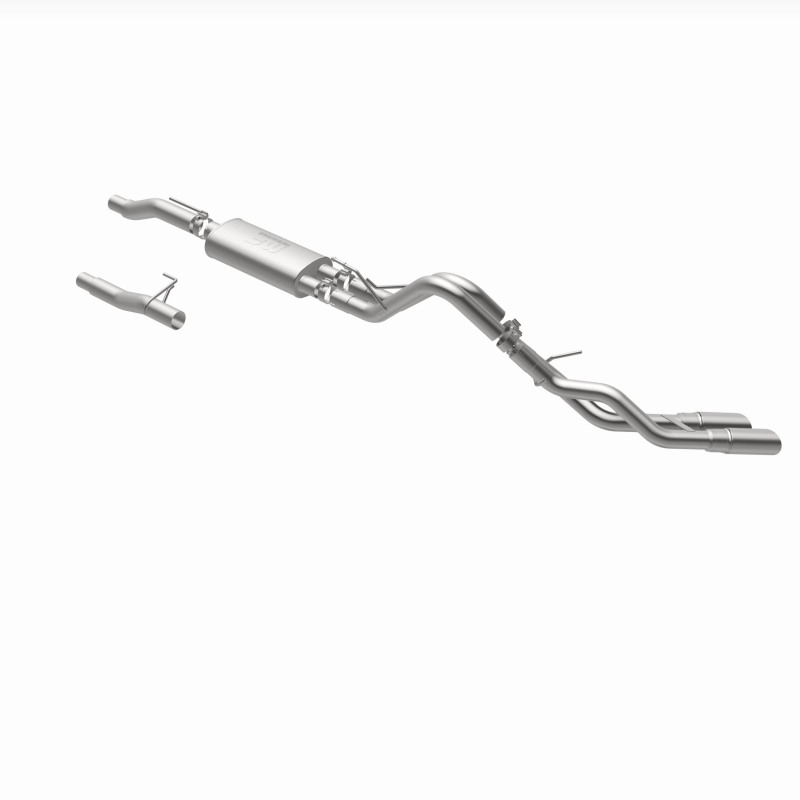 Ford F-150 Performance Exhaust - Dual Same Side Behind Passenger Rear Tire - Magnaflow - Street Series Cat Back - 2009