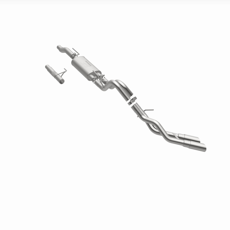 Ford F-150 Performance Exhaust - Dual Same Side Behind Passenger Rear Tire - Magnaflow - Street Series Cat Back - 2009