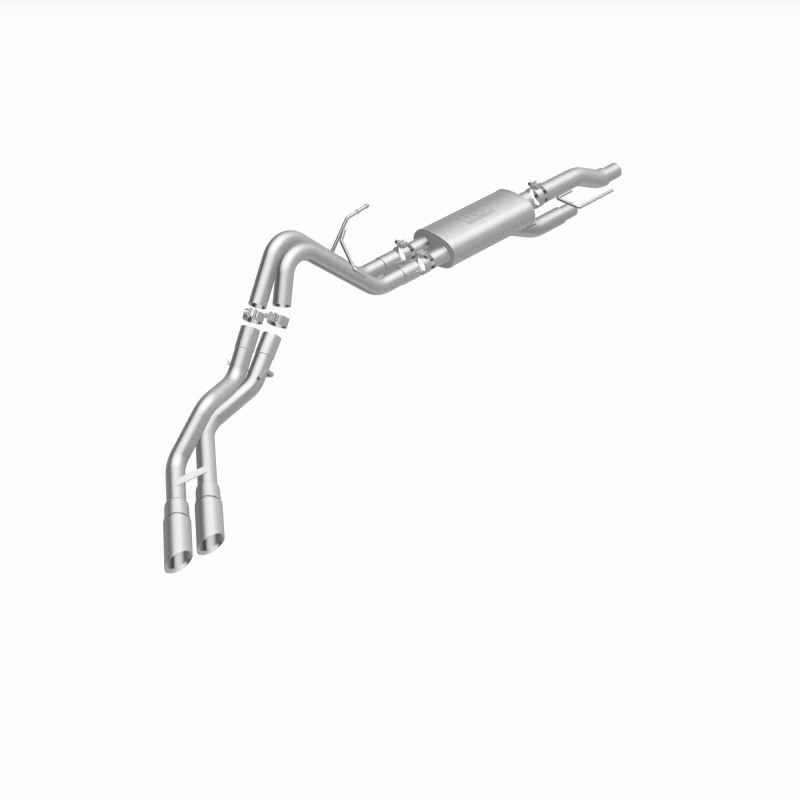 Ford F-150 Performance Exhaust - Dual Same Side Behind Passenger Rear Tire - Magnaflow - Street Series Cat Back - 2009