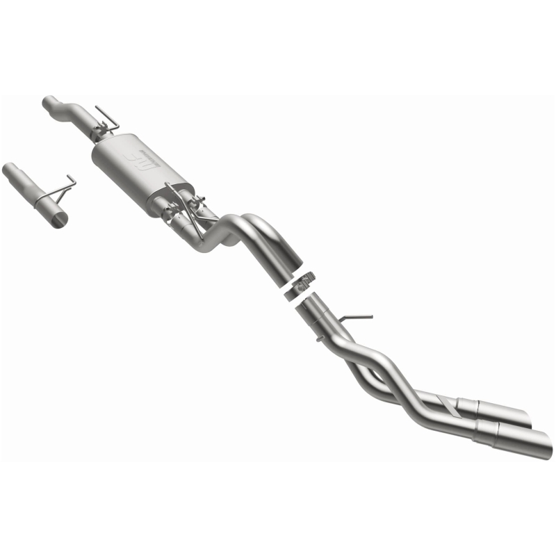 Ford F-150 Performance Exhaust - Dual Same Side Behind Passenger Rear Tire - Magnaflow - Street Series Cat Back - 2009