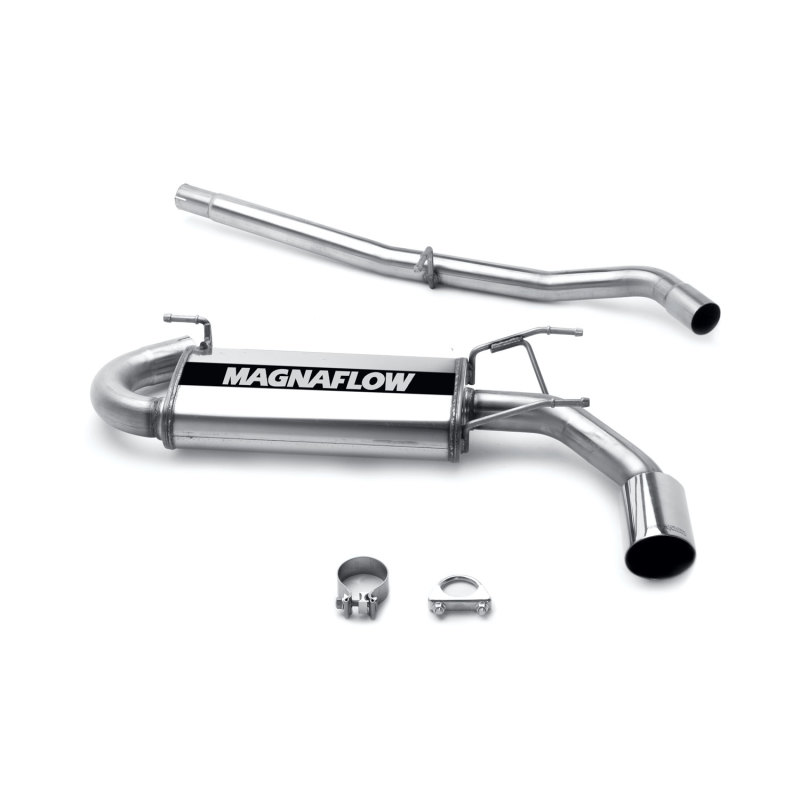 Mazda Miata Performance Exhaust - Single Straight Passenger Side Rear - Magnaflow - Cat Back - Polished - `99-`05