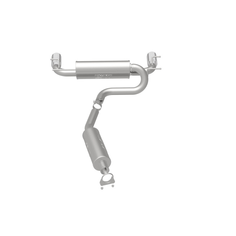 Mazda MX-5 Miata Performance Exhaust - Dual Split Rear - Magnaflow - Street Series Cat-Back - Polished - `06-`14