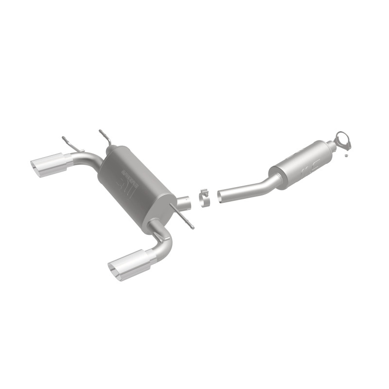 Mazda MX-5 Miata Performance Exhaust - Dual Split Rear - Magnaflow - Street Series Cat-Back - Polished - `06-`14