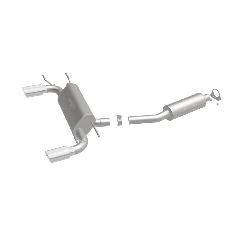 Mazda MX-5 Miata Performance Exhaust - Dual Split Rear - Magnaflow - Street Series Cat-Back - Polished - `06-`14