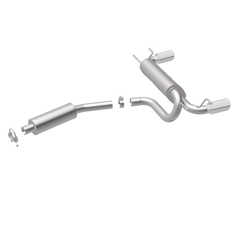 Mazda MX-5 Miata Performance Exhaust - Dual Split Rear - Magnaflow - Street Series Cat-Back - Polished - `06-`14
