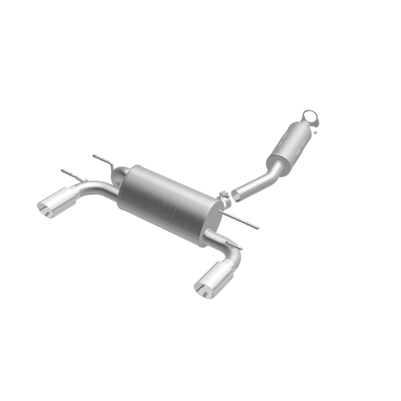 Mazda MX-5 Miata Performance Exhaust - Dual Split Rear - Magnaflow - Street Series Cat-Back - Polished - `06-`14