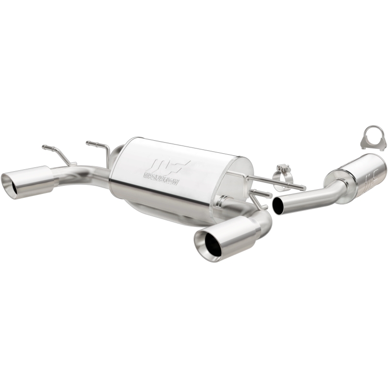 Mazda MX-5 Miata Performance Exhaust - Dual Split Rear - Magnaflow - Street Series Cat-Back - Polished - `06-`14
