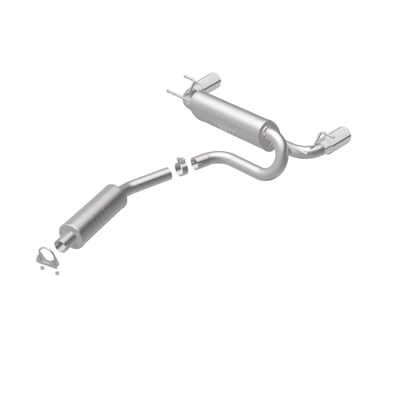 Mazda MX-5 Miata Performance Exhaust - Dual Split Rear - Magnaflow - Street Series Cat-Back - Polished - `06-`14