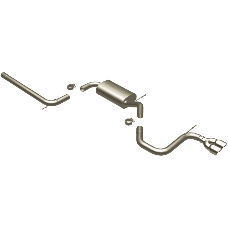 Volkswagen Golf Performance Exhaust - Driver Side Rear - Magnaflow - Touring Series Cat-Back - Polished - `06-`14