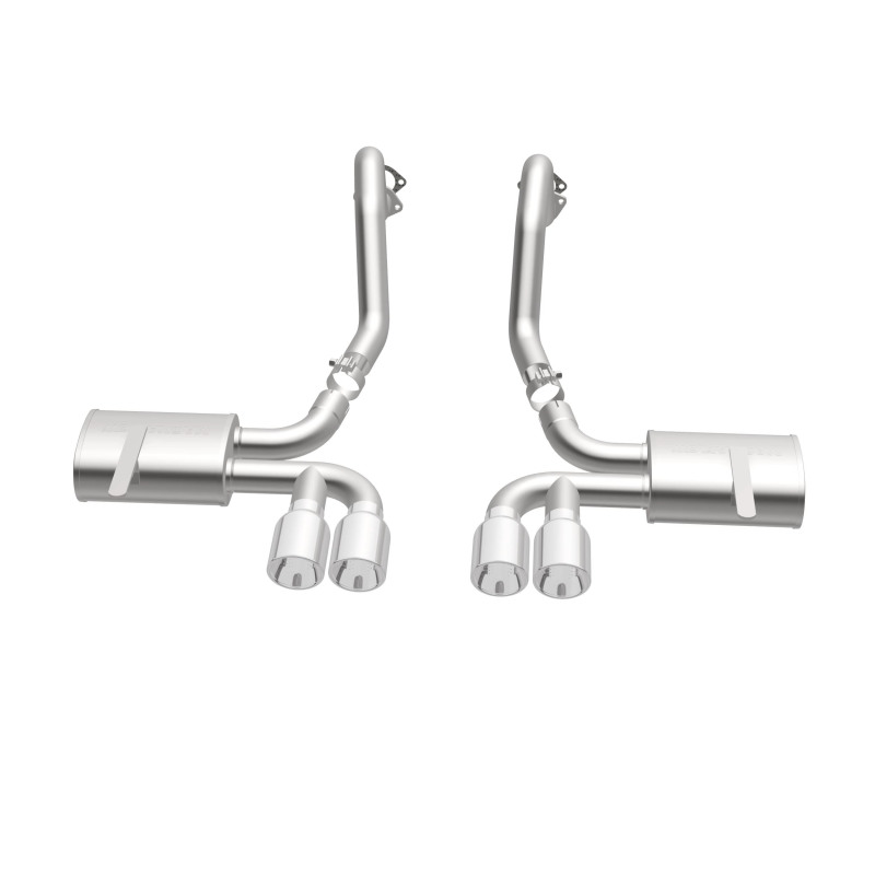 Chevrolet Corvette Performance Exhaust - Rear - Magnaflow - Cat Back, Street Series, Axle-Back - Polished - `97-`04