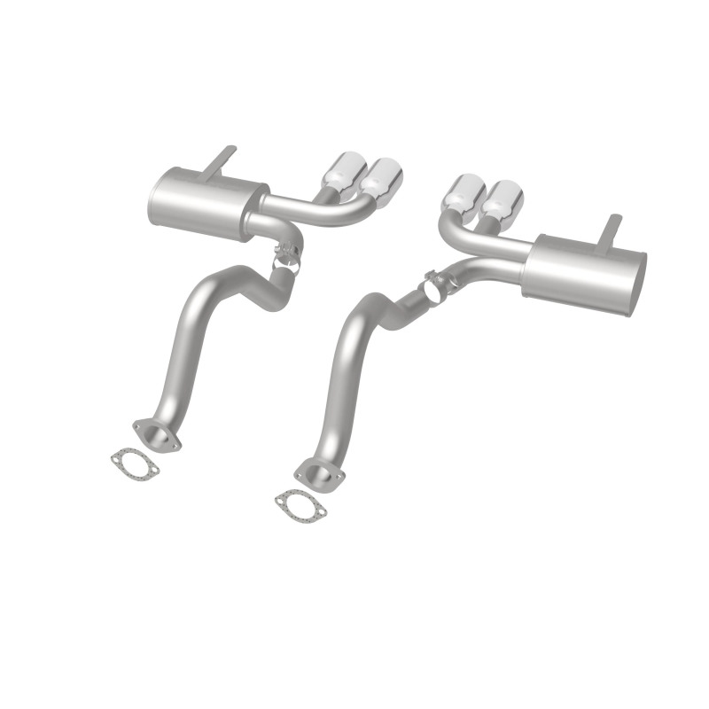 Chevrolet Corvette Performance Exhaust - Rear - Magnaflow - Cat Back, Street Series, Axle-Back - Polished - `97-`04