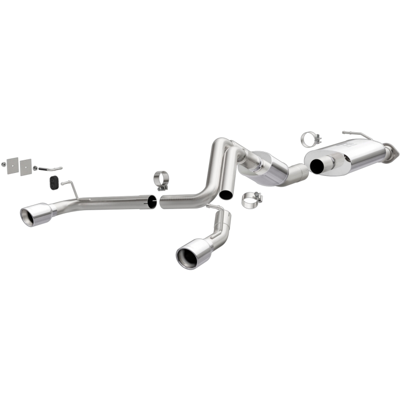 Hummer H2 Performance Exhaust - Rear - Magnaflow - Cat Back Dual Split Rear Exit - Polished - 2007