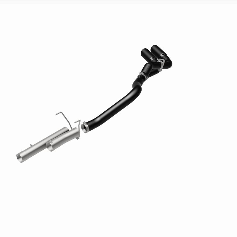 Ram 3500 Performance Exhaust - Dual Same Side Behind Passenger Rear Tire - Magnaflow - DPF Back Dual Single Passenger Side Rear Exit - Black - `13-`18