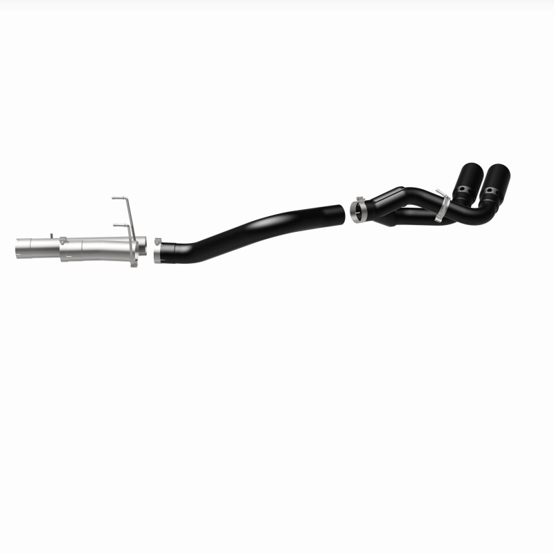 Ram 3500 Performance Exhaust - Dual Same Side Behind Passenger Rear Tire - Magnaflow - DPF Back Dual Single Passenger Side Rear Exit - Black - `13-`18